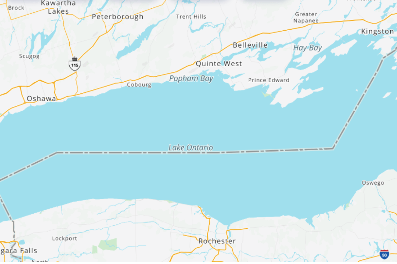 MapQuest Rises in Popularity by Retaining Lake Ontario’s Name