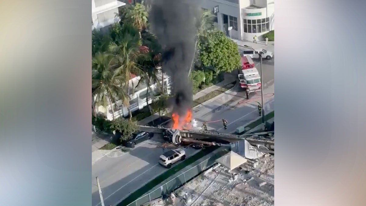 Construction Rig Collapse in Miami Injures Four