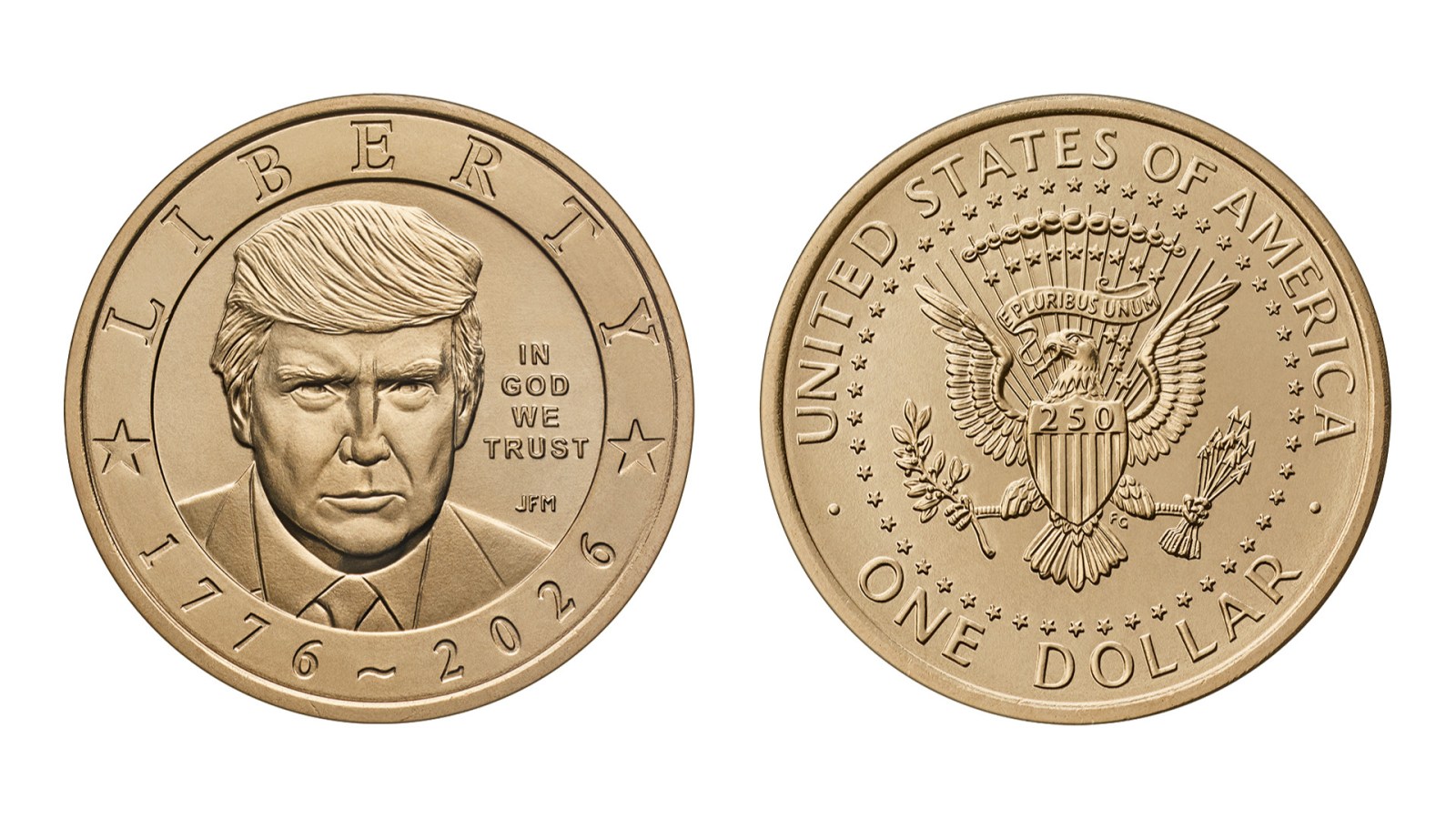 $1 Commemorative Trump Coin Creates Surge on U.S. Mint Website