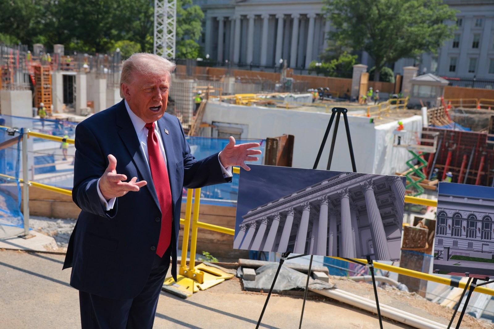 Trump’s Construction Efforts in D.C.
