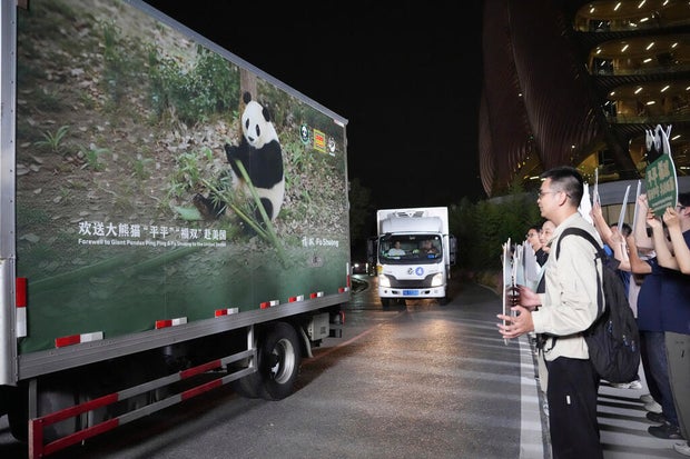 Giant Pandas Arrive at Zoo Atlanta from China