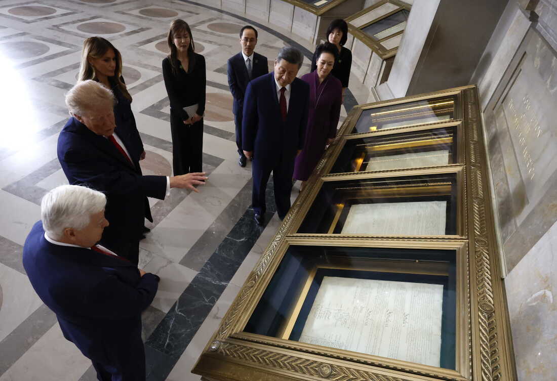 Diplomatic Tensions at the National Archives Museum: Trump and Xi’s Visit