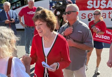 Vandalism at Sen. Susan Collins’ Maine Office Sparks Reactions
