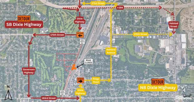 Homewood Dixie Highway Viaduct Closure Set for Flood Mitigation Project