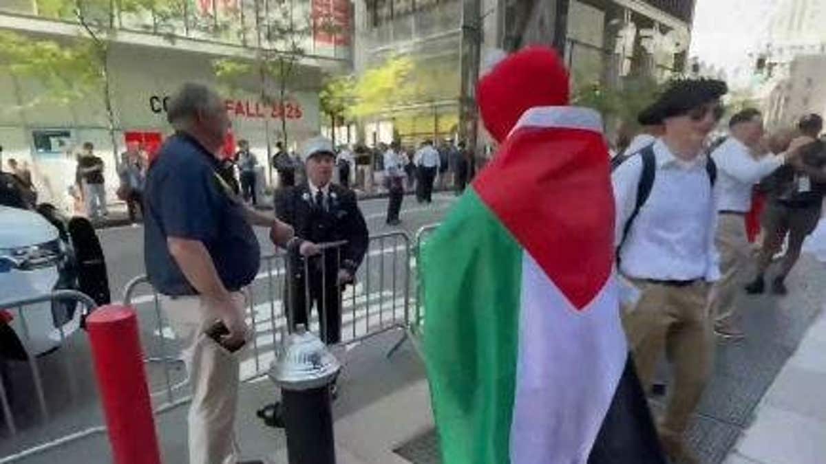 Confrontation at NYC 9/11 Memorial