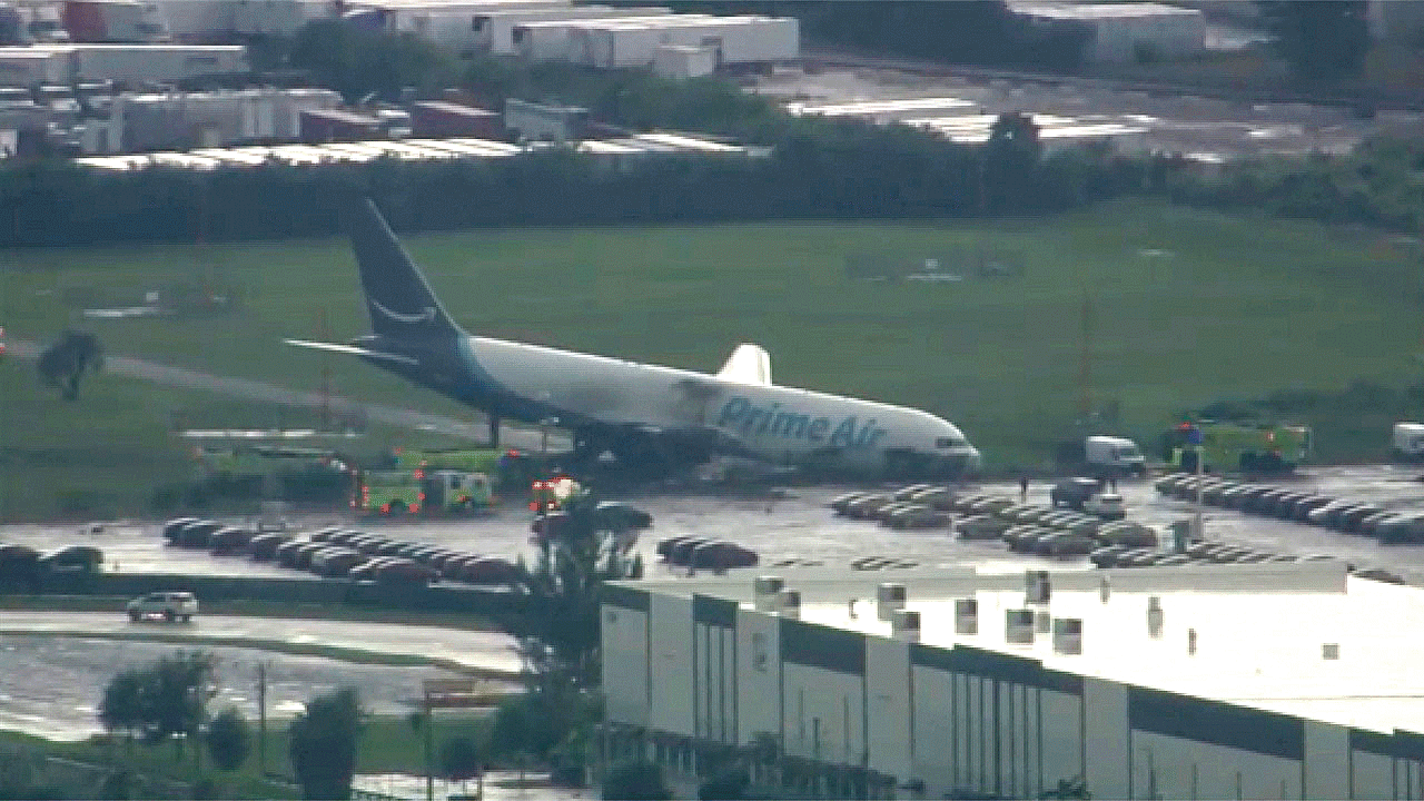Emergency Response at Miami Airport Following Cargo Plane Crash