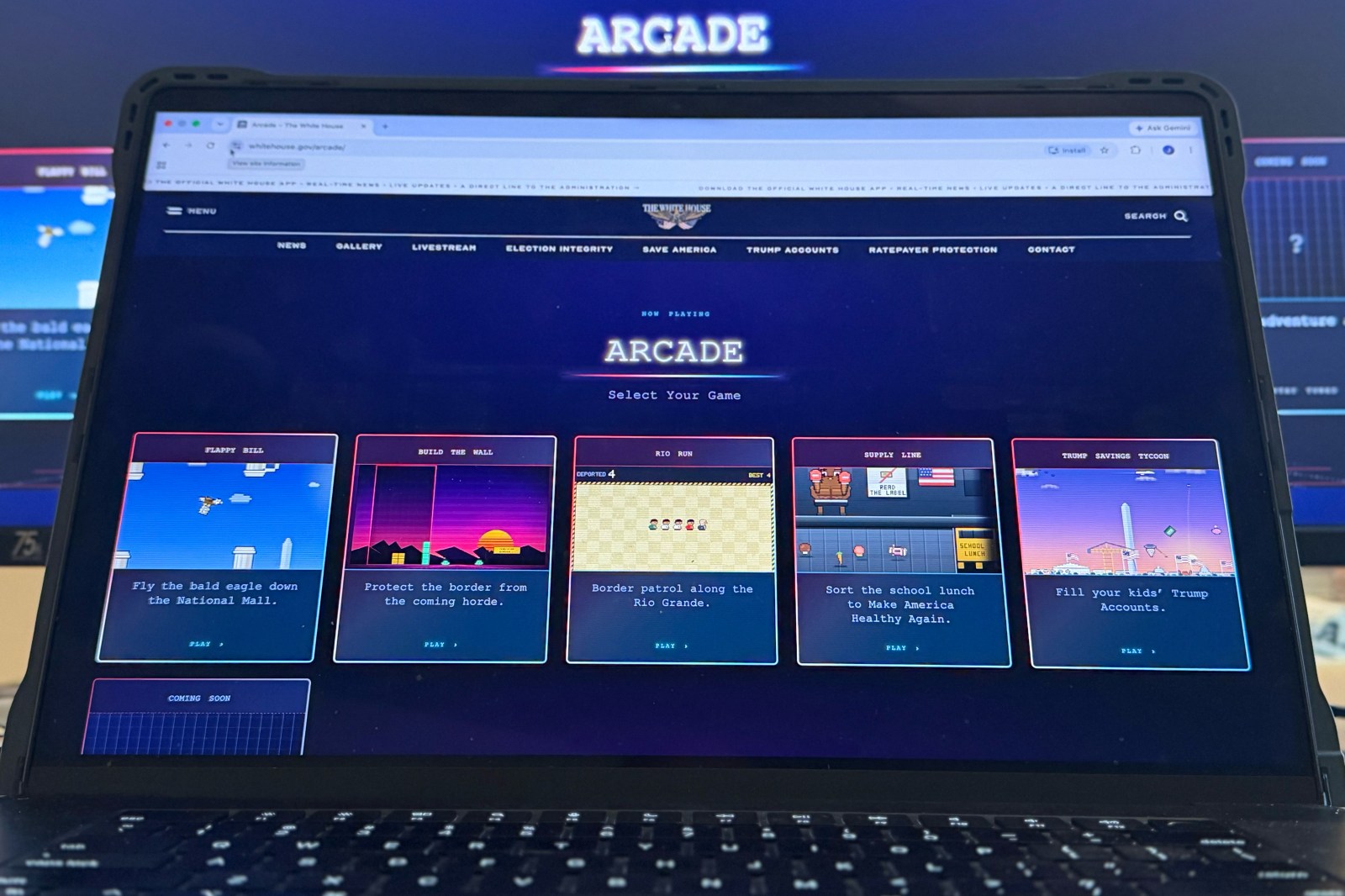 White House Launches Online Arcade with Policy-Themed Games