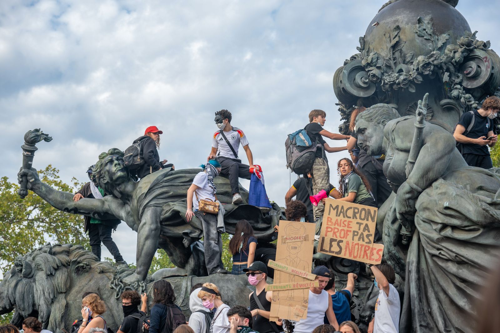 Two Teachers Shot During Student Protests in France