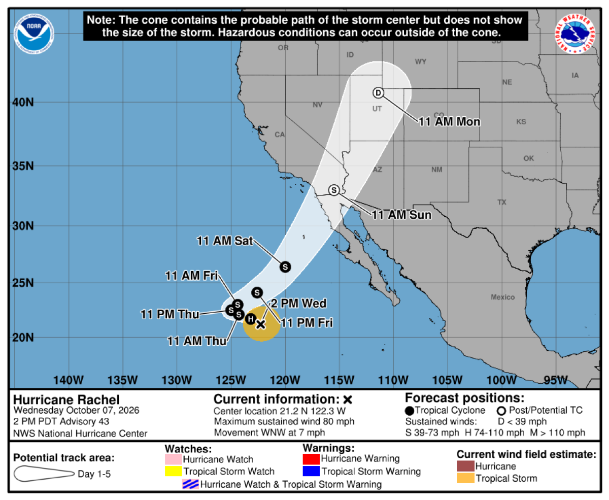 Hurricane Rachel and El Niño Raise Flooding Risks in Southern California