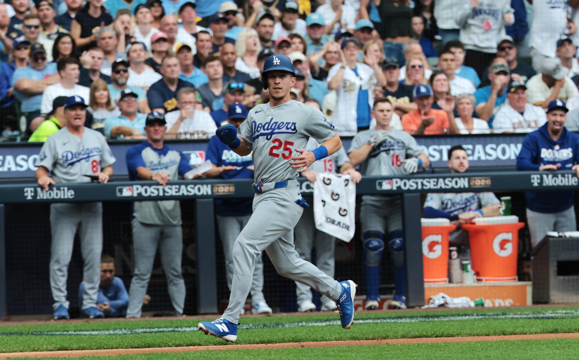 Dodgers Struggle in NLCS Game 2 Against Brewers