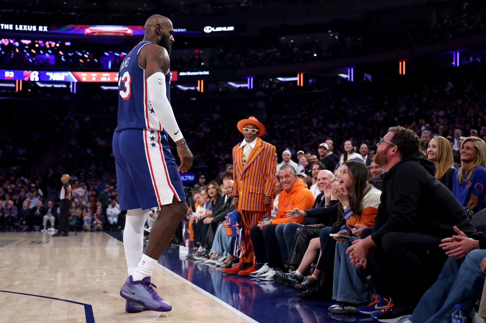 LeBron James Shines in 76ers Debut Against Knicks