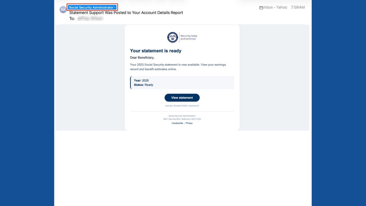 Protect Yourself from Social Security Phishing Scams