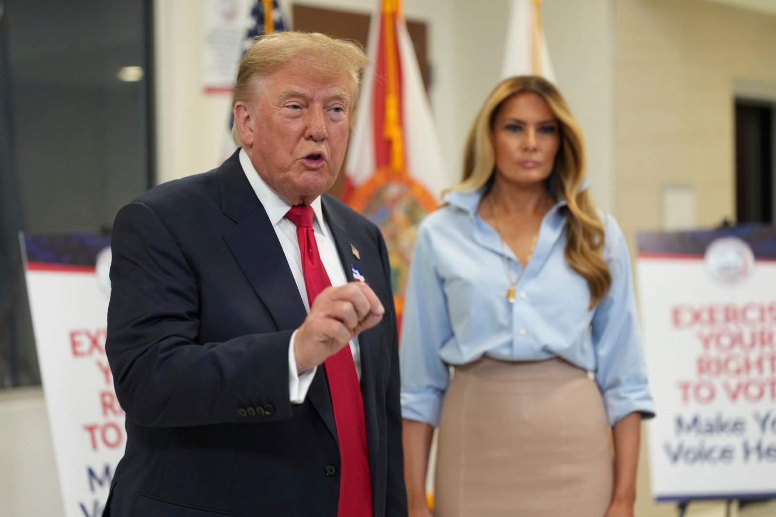 Millions Cast Ballots as Trumps Vote in Florida Ahead of Midterms