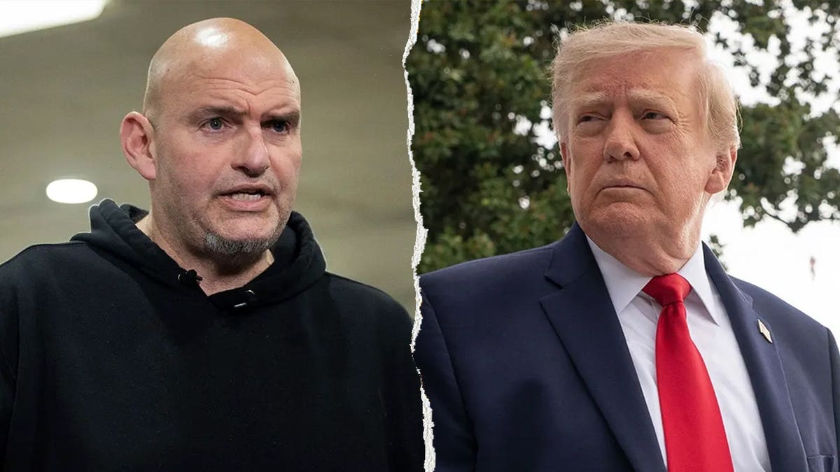 Trump Invites Sen. Fetterman to Join GOP, Highlights His Breaks with Democrats