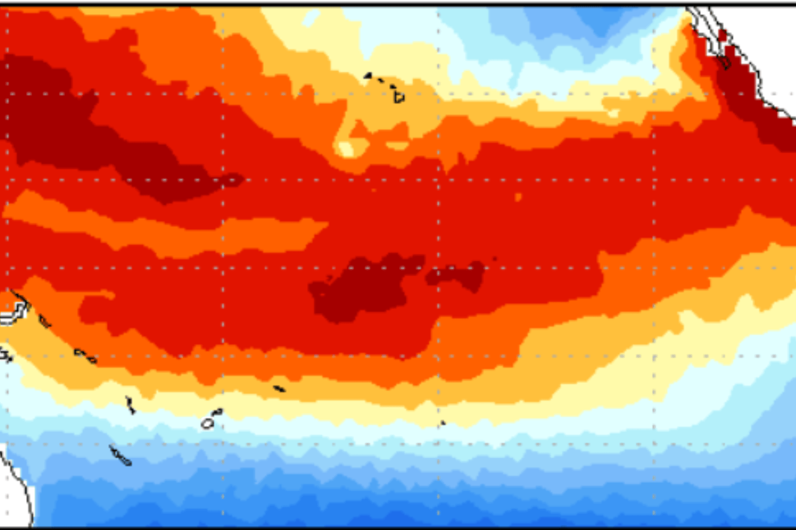 Record Pacific Ocean Temperatures Amid Intensifying El Niño