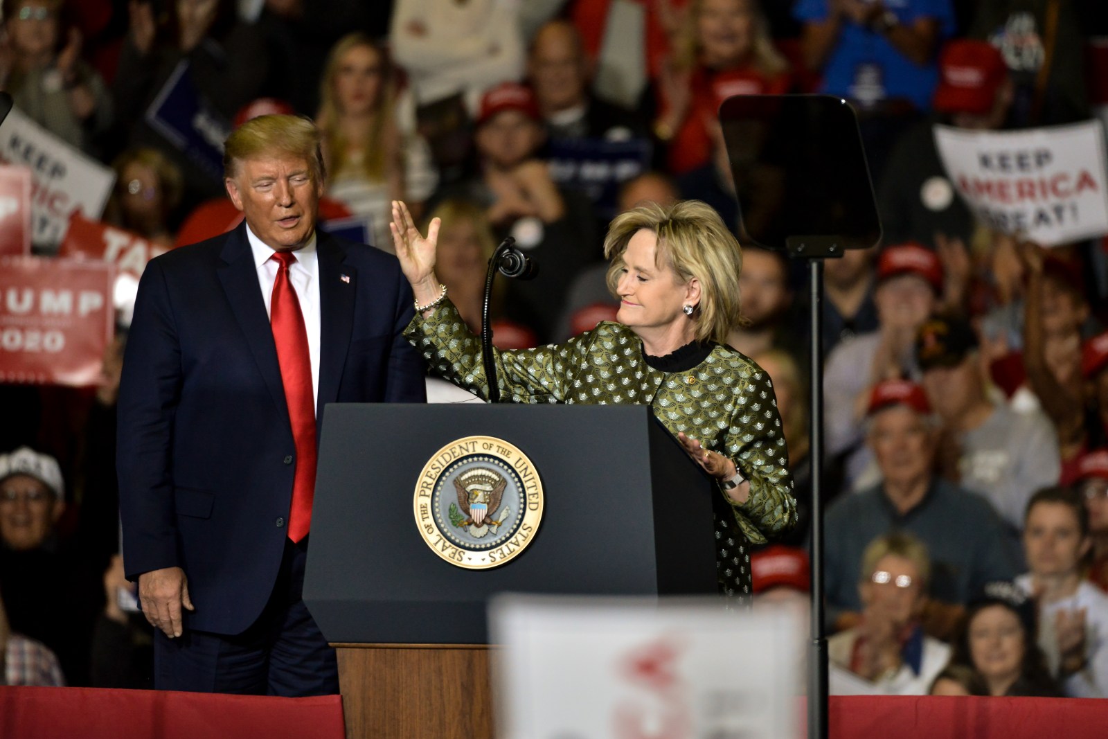 Trump Campaigns for Hyde-Smith in Mississippi Amid Tight Race