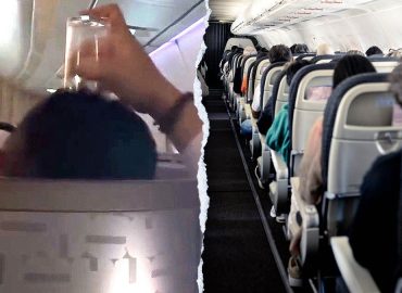 Business-Class Passenger Shocks with Unusual Grooming Choice