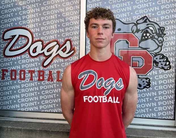 Crown Point Quarterback Tyce Custy Shows Leadership and Skill