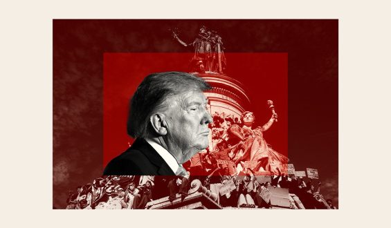 Trump Interprets French School Protests