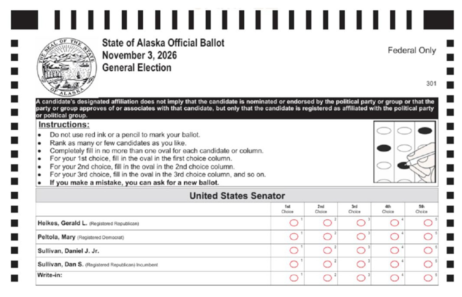 Trump Criticizes Alaska Senate Ballot Over Similar Candidate Names