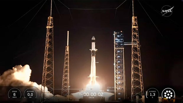 SpaceX Falcon 9 Launches Cargo Dragon to ISS
