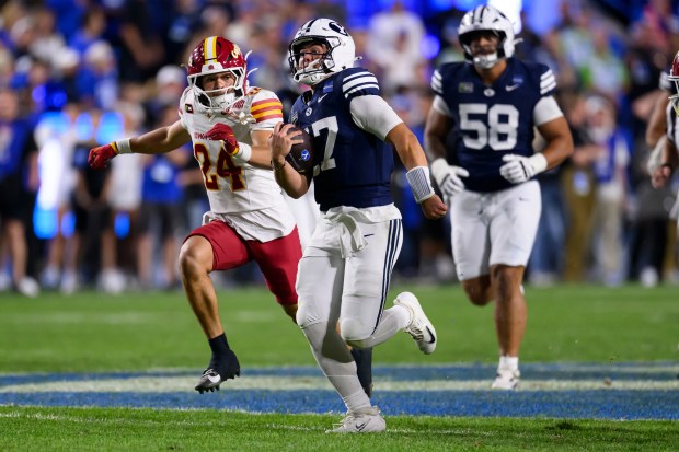 BYU’s Quarterback Tradition: Bear Bachmeier’s Impact and Upcoming Match Against Notre Dame