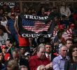 Jon Gruden and Jon Husted at Ohio Rally with Donald Trump