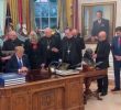President Trump Joins Catholic Bishops for Prayer in Oval Office